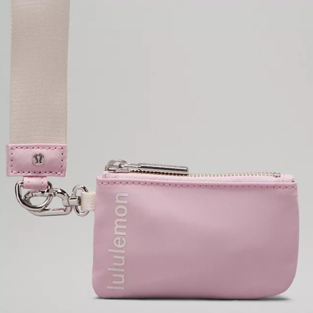 Lululemon Dual Pouch Wristlet White Opal / Pink Peony - Picture 4 of 13